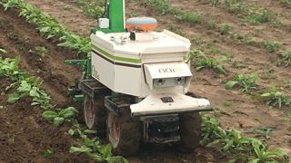 Le matériel de précision, comme ce robot de désherbage, sera éligible au volet agricole du plan de relance. ©P. Fayolle Le matériel de précision, comme ce robot de désherbage, sera éligible au volet agricole du plan de relance. ©P. Fayolle